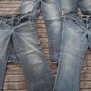 American Eagle Outfitters Women's Boot Cut Jeans - Blue